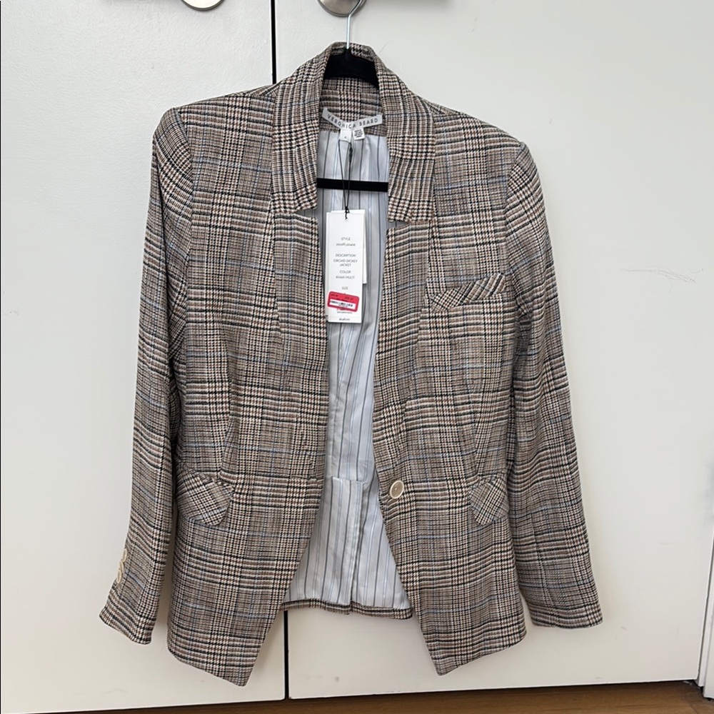 Veronica Beard Plaid Blazer